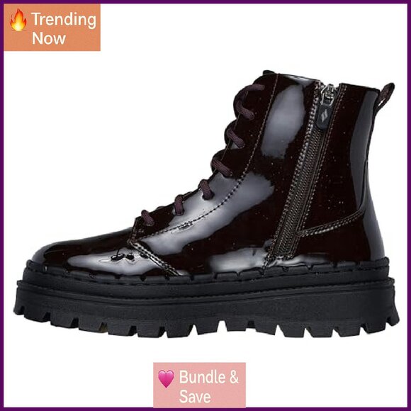 Women's Memory Foam Platform Boots with Faux Fur Lining - Picture 6 of 7